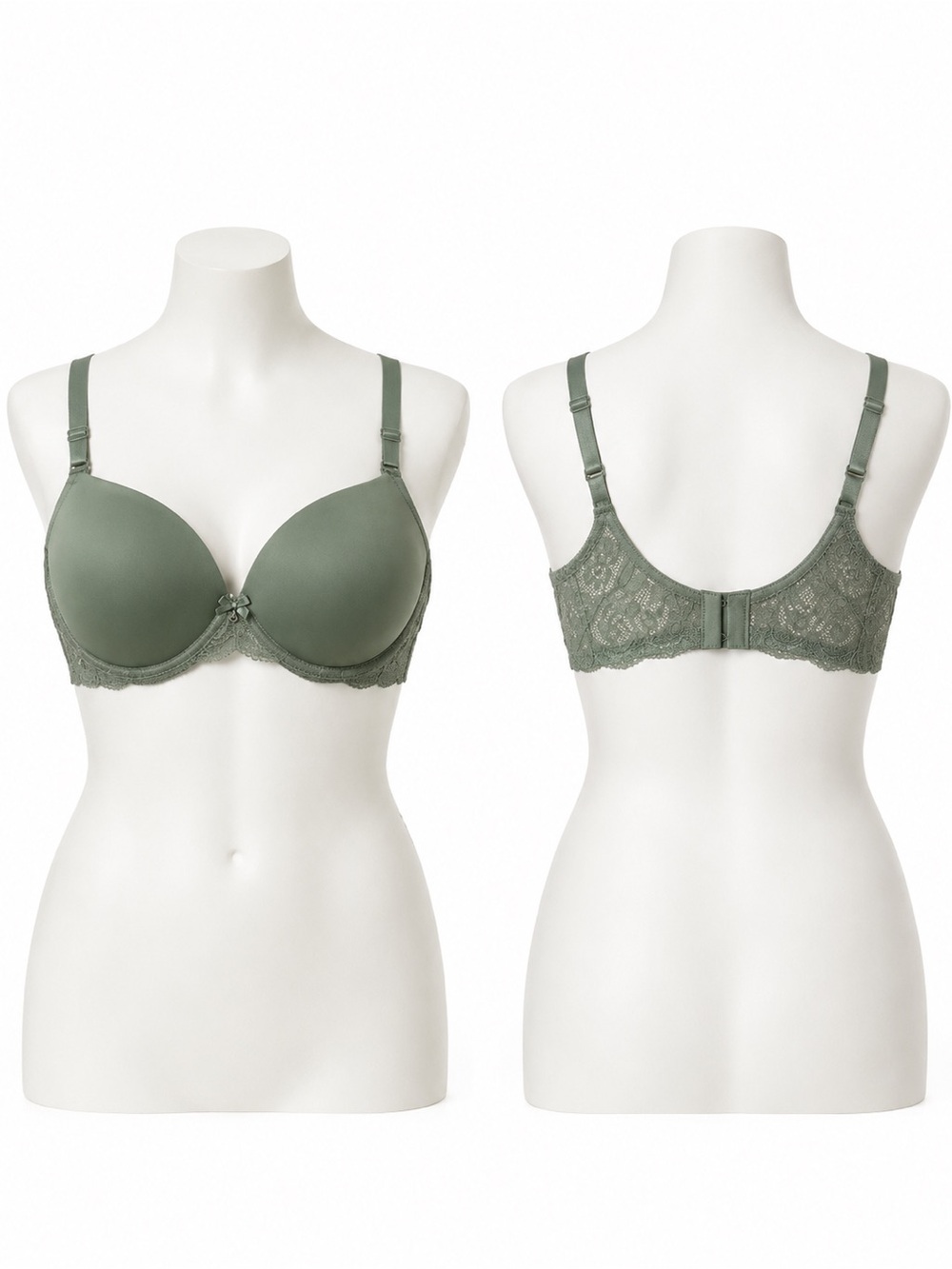 Victoria's Secret  Green Lace Push-Up Women's‎ Bra 36D